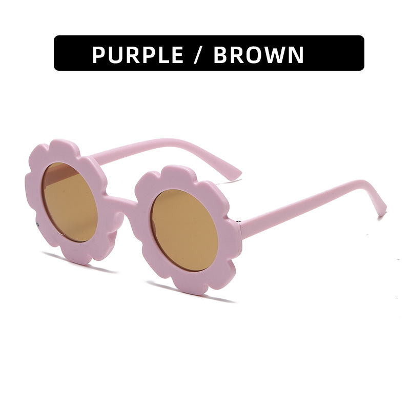 Personalized Colorful Flower Sunglasses For Kids | GSBeach03