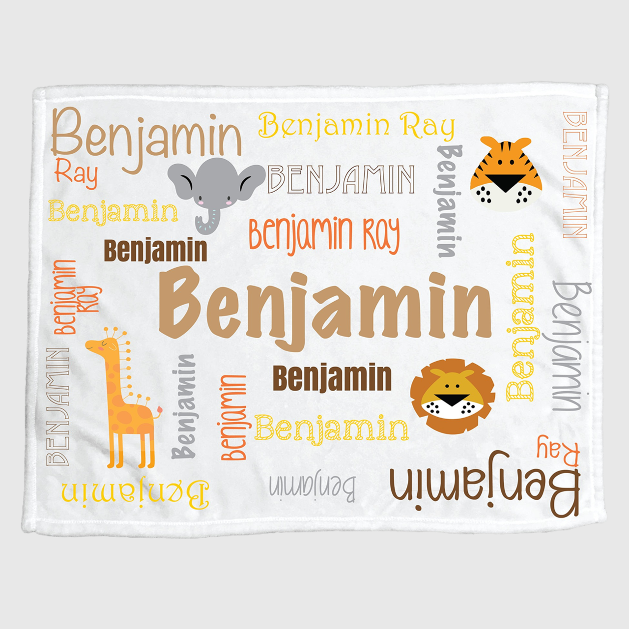 Personalized Animal Lovely Kid Blanket