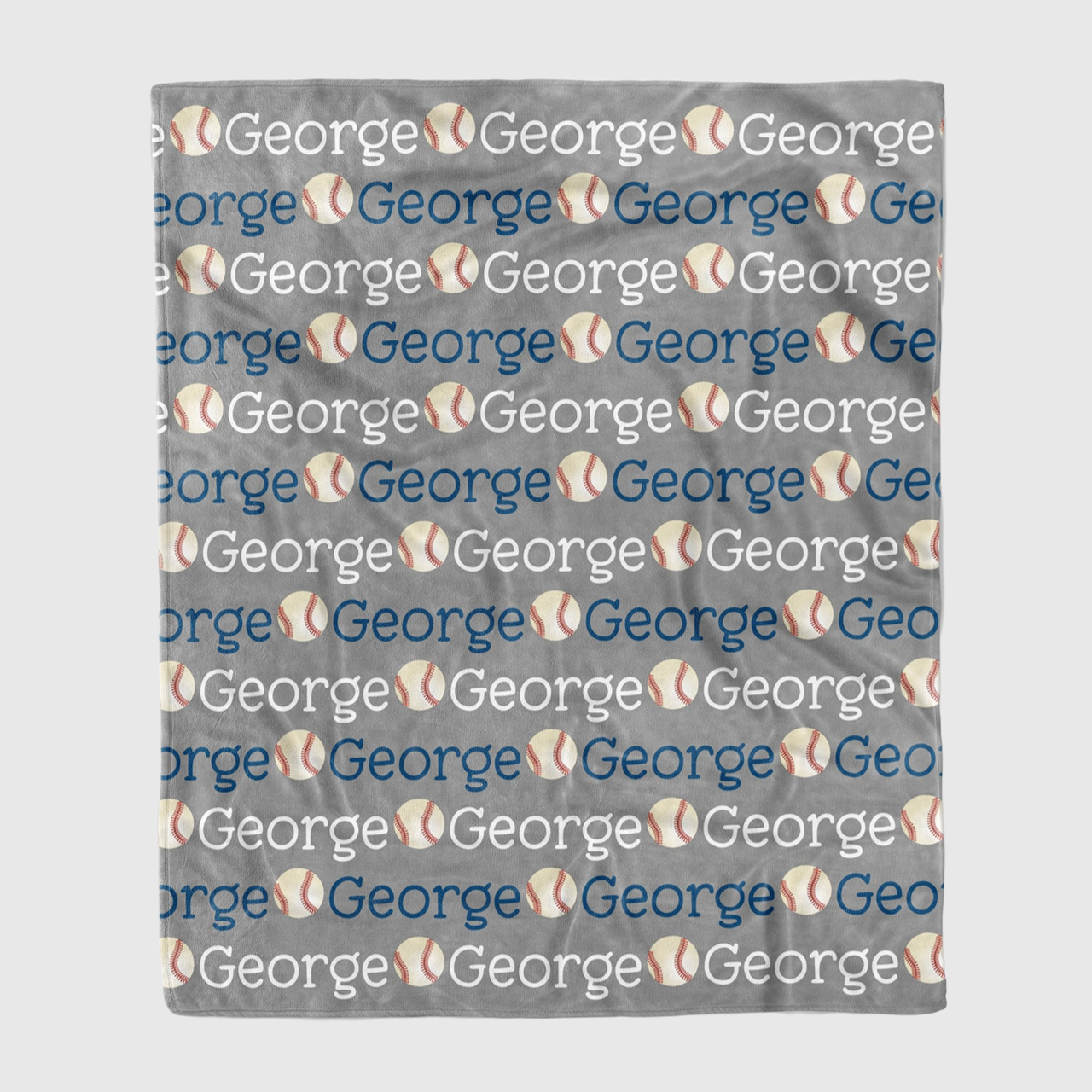 Personalized Baseball Lovely Kid Blanket