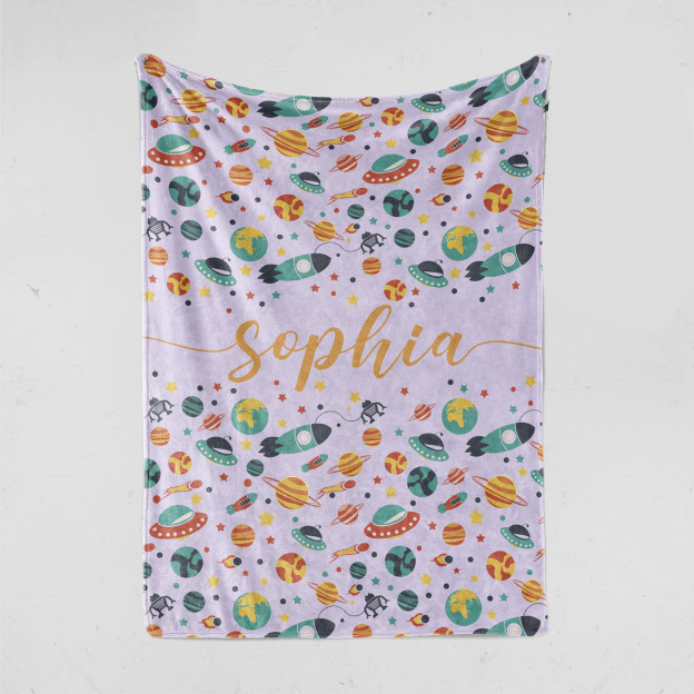 Personalized Lovely Kid Blanket for Comfort & Unique | BKKid47