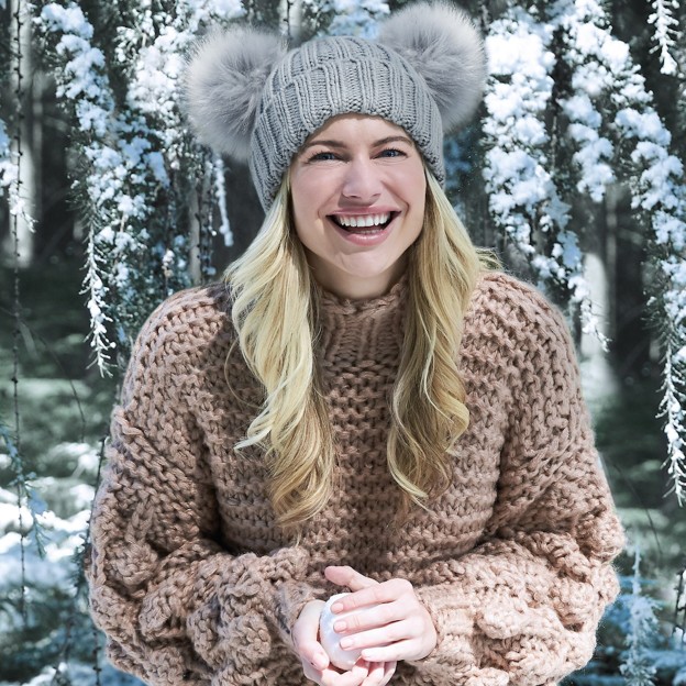 Personalized Embroidery Kid & Adult Pom Pom Hat for Comfort & Unique | HSKid07