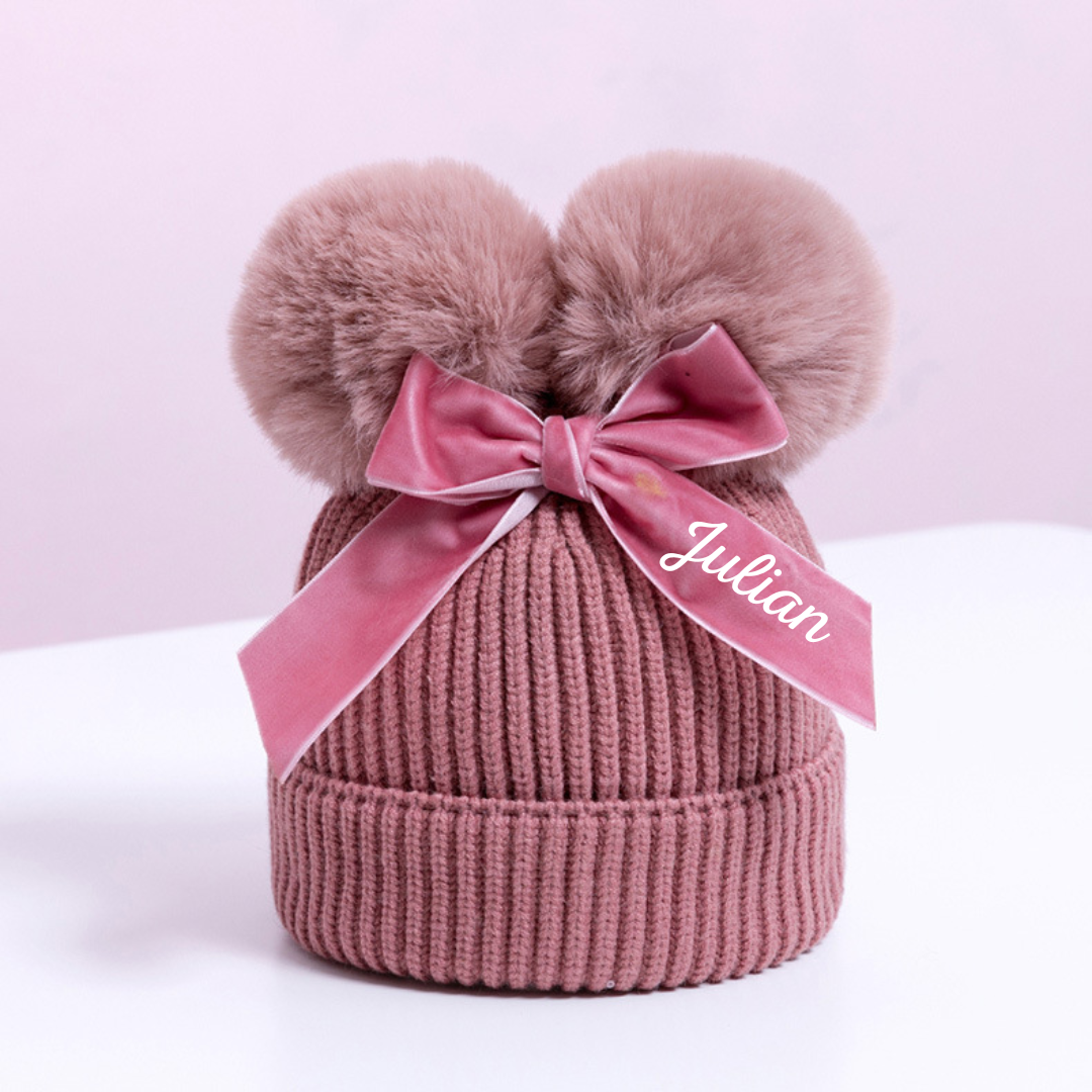 Personalized Kid Pom Pom Hat for Comfort & Unique | HSKid03