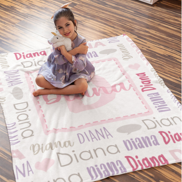 Personalized Lovely Kid Blanket for Comfort & Unique | GSKid02