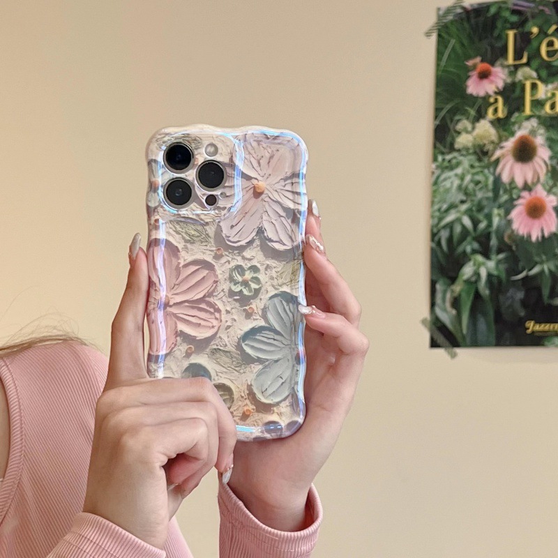 🔥New listing🔥 iPhone retro oil painting floral phone case