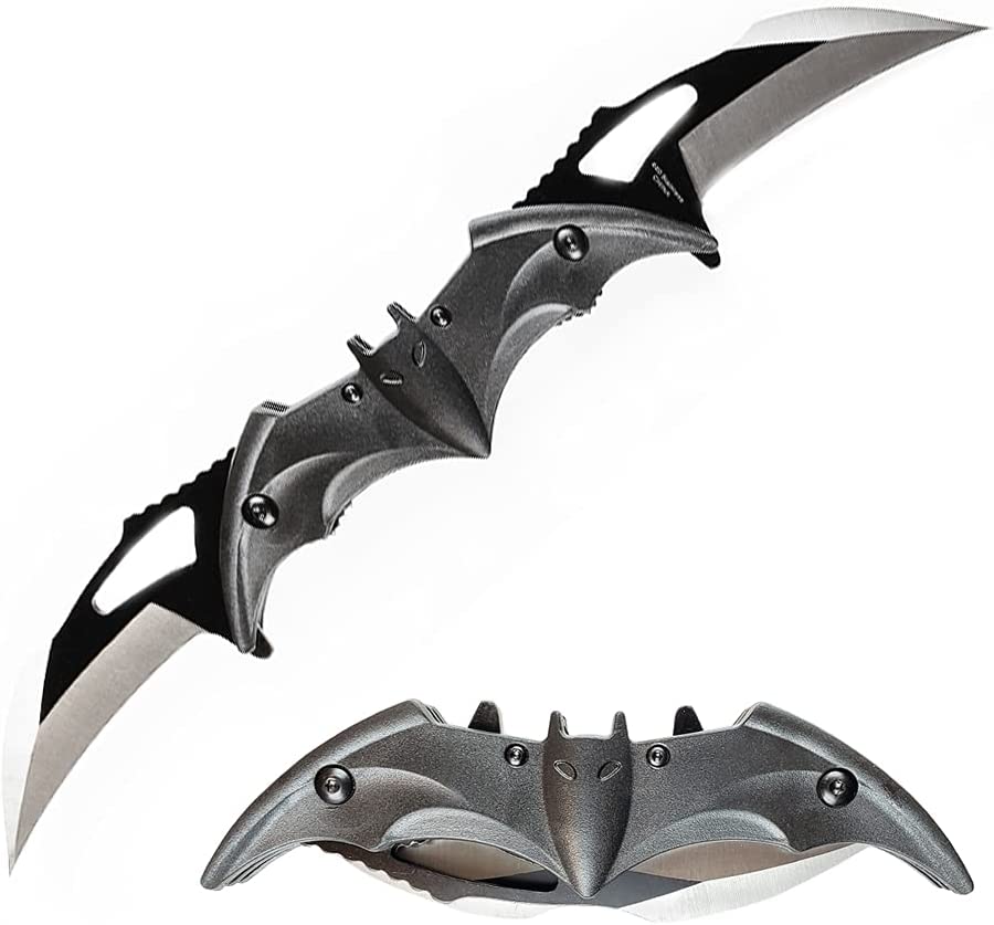 Last Day Promotion- SAVE 49%Bat Dual Blade Spring Assisted Pocket Knife