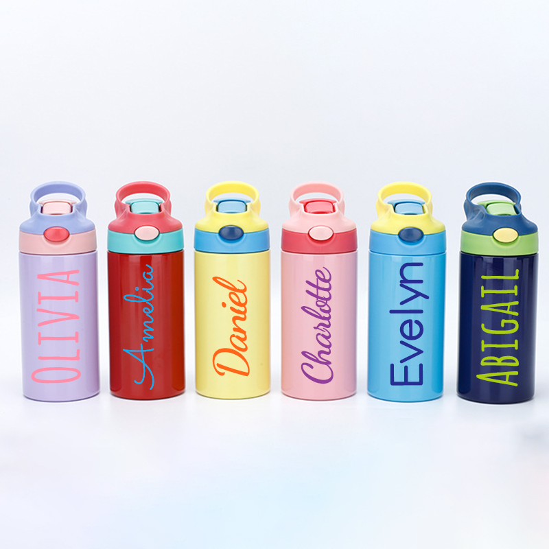 Personalised BPA Free 12oz Cute Design Kid Water Bottles | YouBottle19