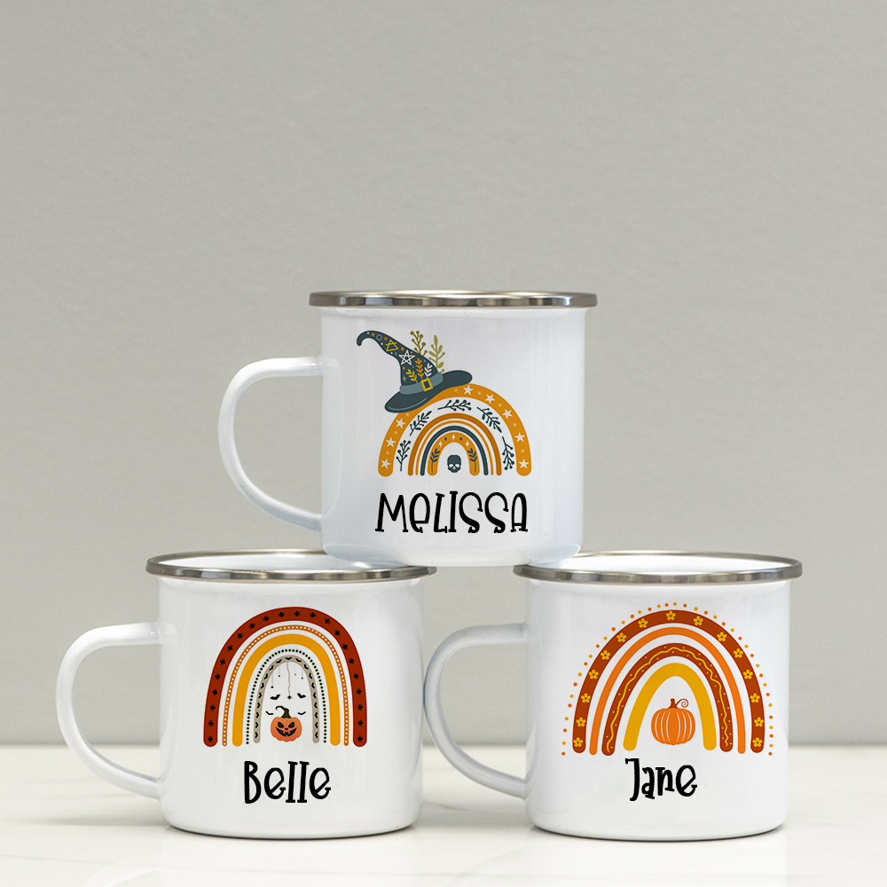 Personalised 12oz Halloween Rainbow Mugs for Kids  | KidMug15