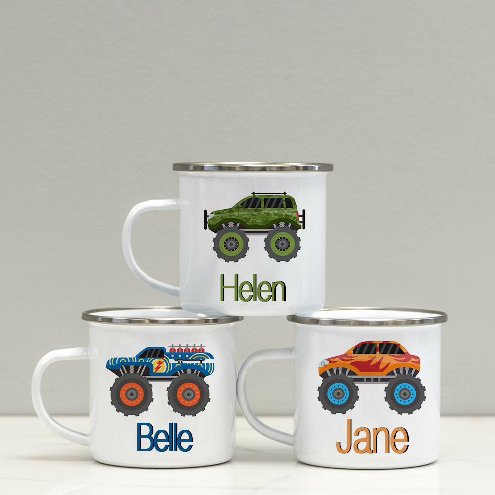 Personalised 12oz Truck Mugs for Kids  | KidMug09