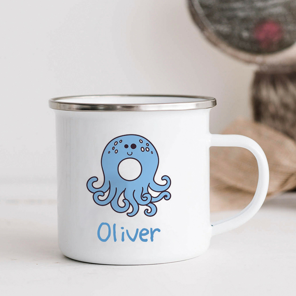 Personalised 12oz Letter Mugs for Kids  | KidMug08