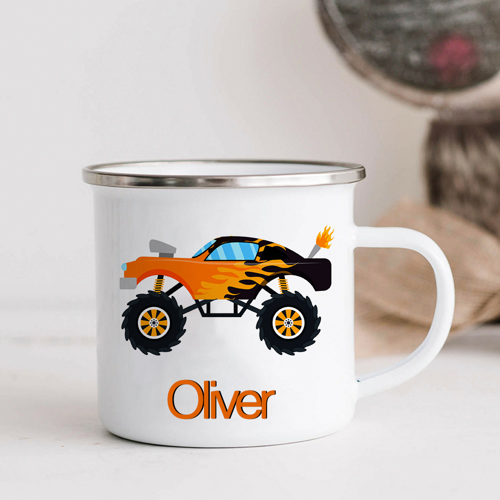 Personalised 12oz Truck Mugs for Kids  | KidMug09