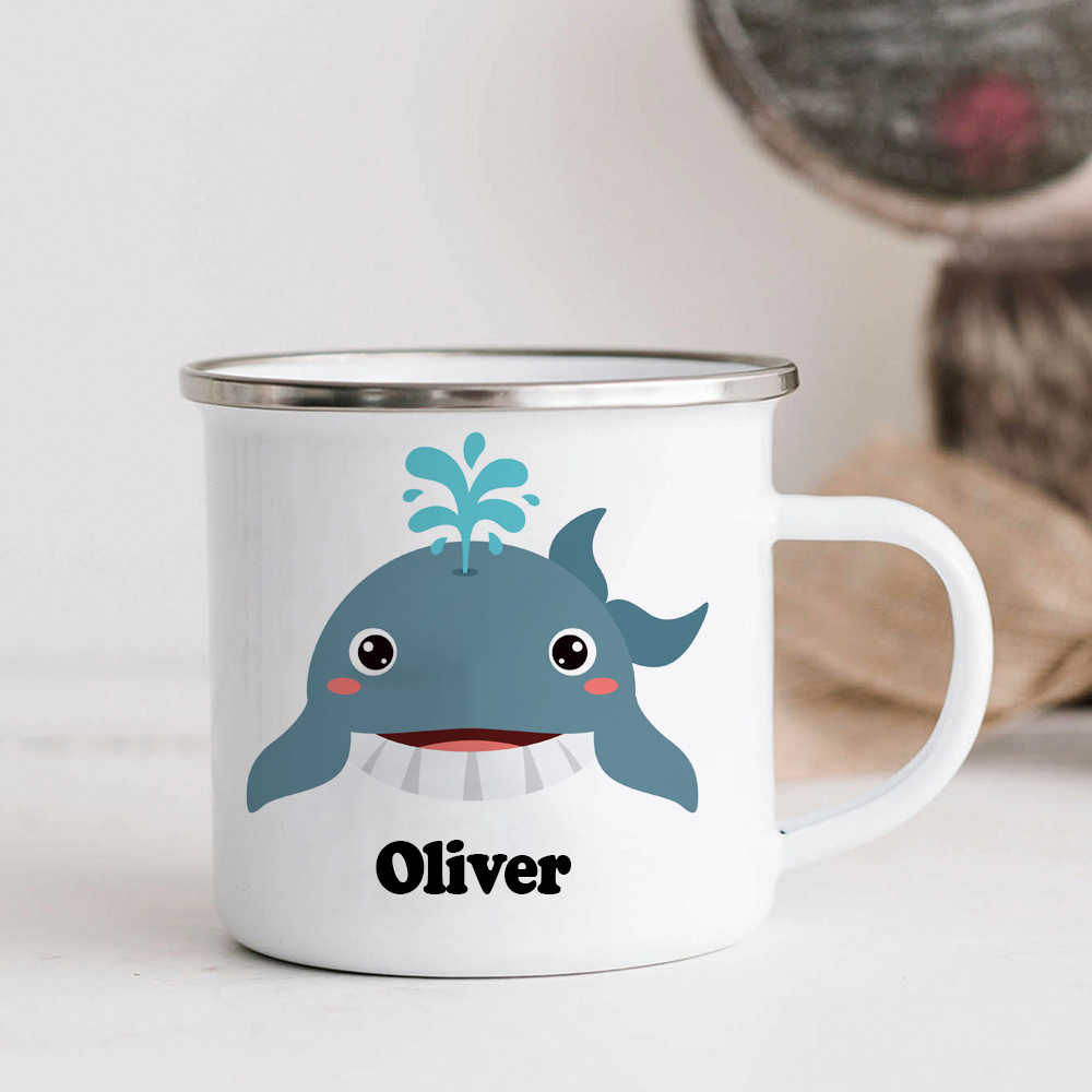 Personalised 12oz Ocean Animals Mugs for Kids  | KidMug17