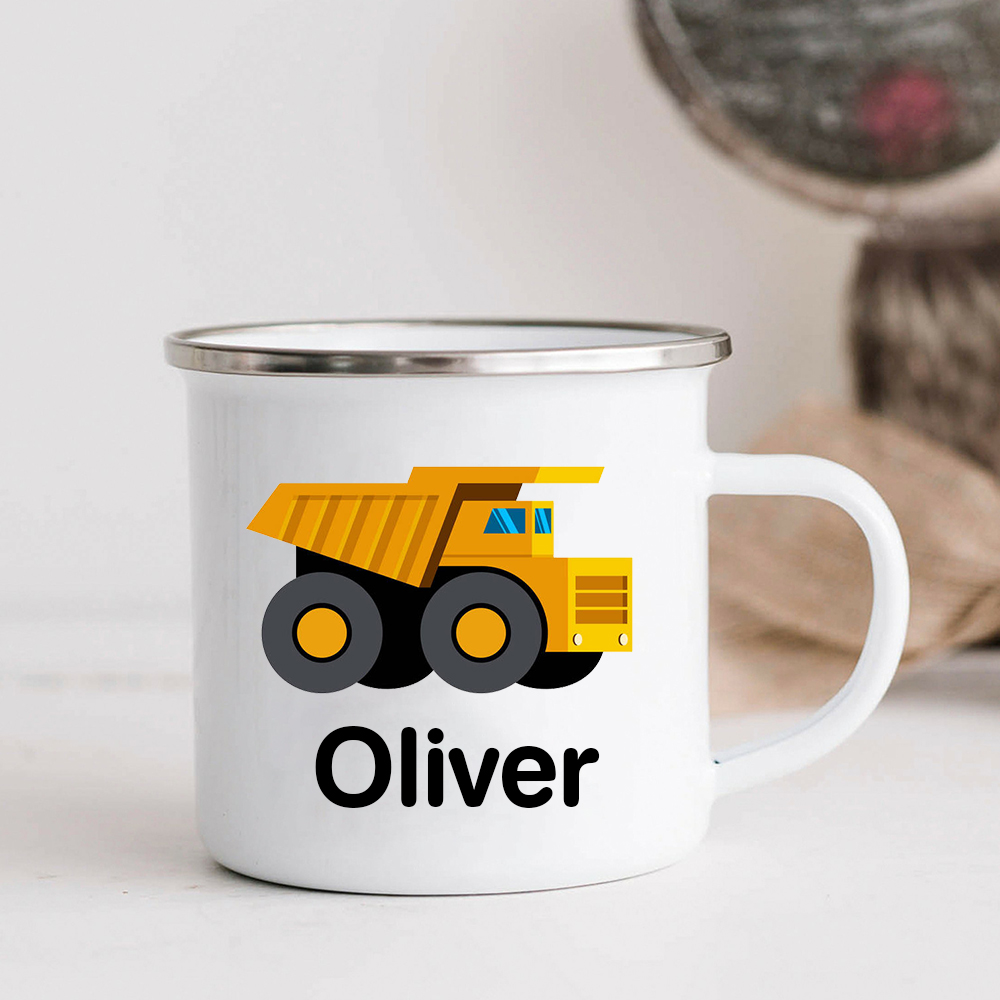 Personalised 12oz Truck Mugs for Kids  | KidMug02