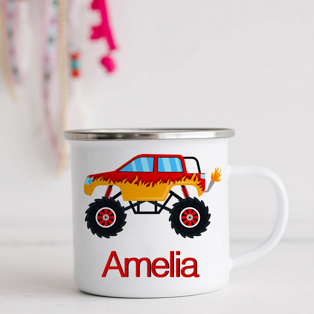 Personalised 12oz Truck Mugs for Kids  | KidMug09