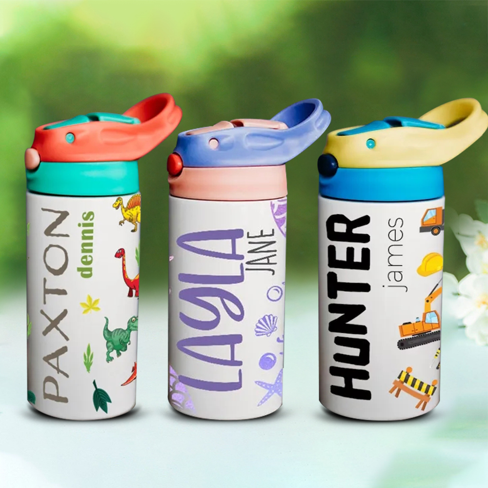 Personalised BPA Free 12oz Lovely Kid Water Bottles | YouBottle20
