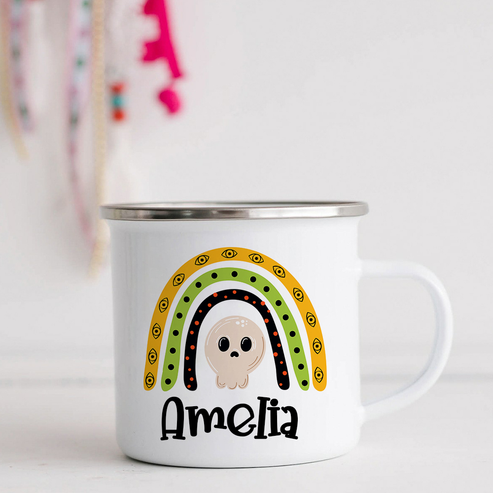Personalised 12oz Halloween Rainbow Mugs for Kids  | KidMug15