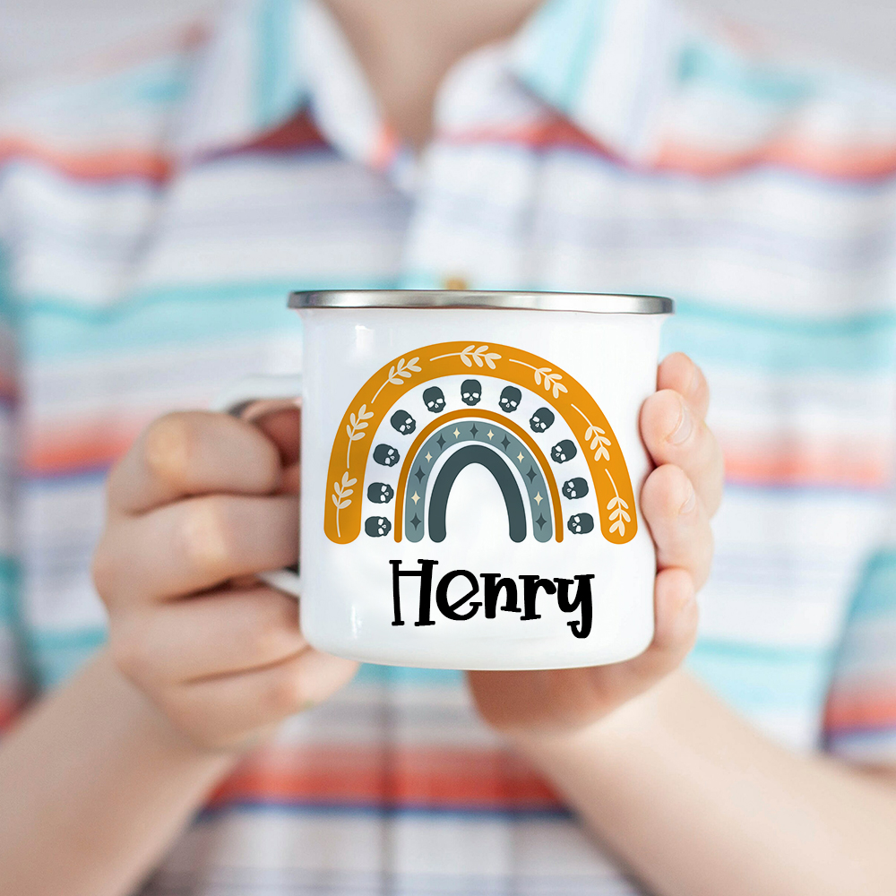Personalised 12oz Halloween Rainbow Mugs for Kids  | KidMug15