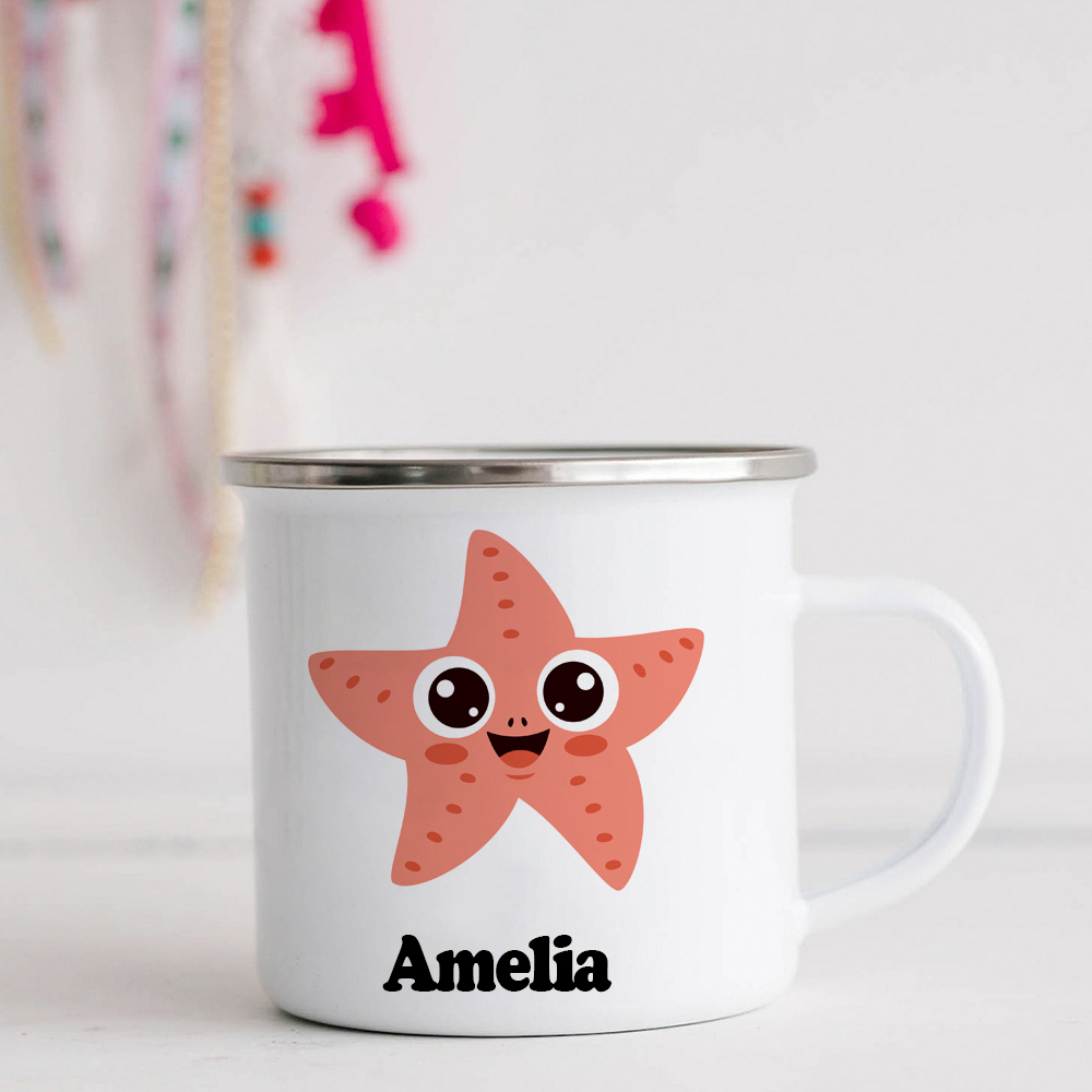 Personalised 12oz Ocean Animals Mugs for Kids  | KidMug17