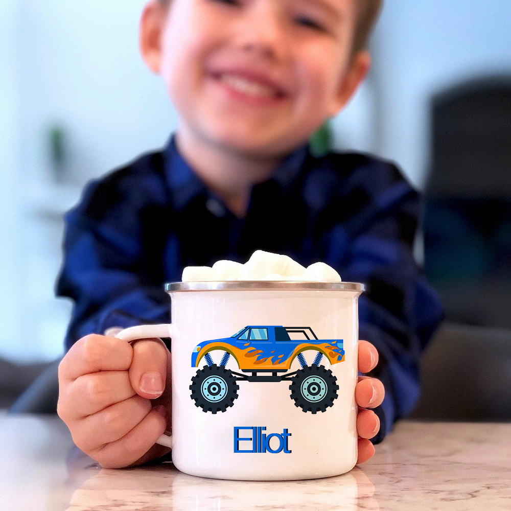 Personalised 12oz Truck Mugs for Kids  | KidMug09