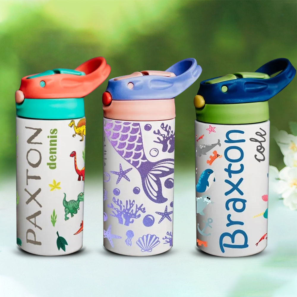 Personalised BPA Free 12oz Lovely Kid Water Bottles | YouBottle20
