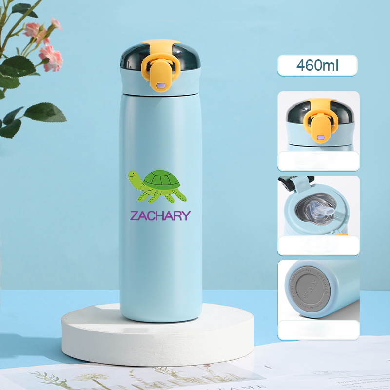 Personalised BPA Free 11oz / 16oz Stainless Steel Water Bottle | Youbottle28