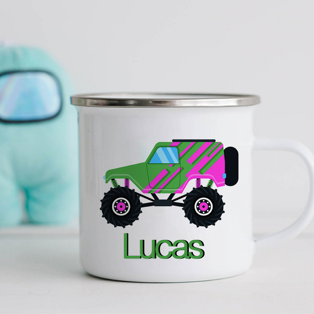 Personalised 12oz Truck Mugs for Kids  | KidMug09