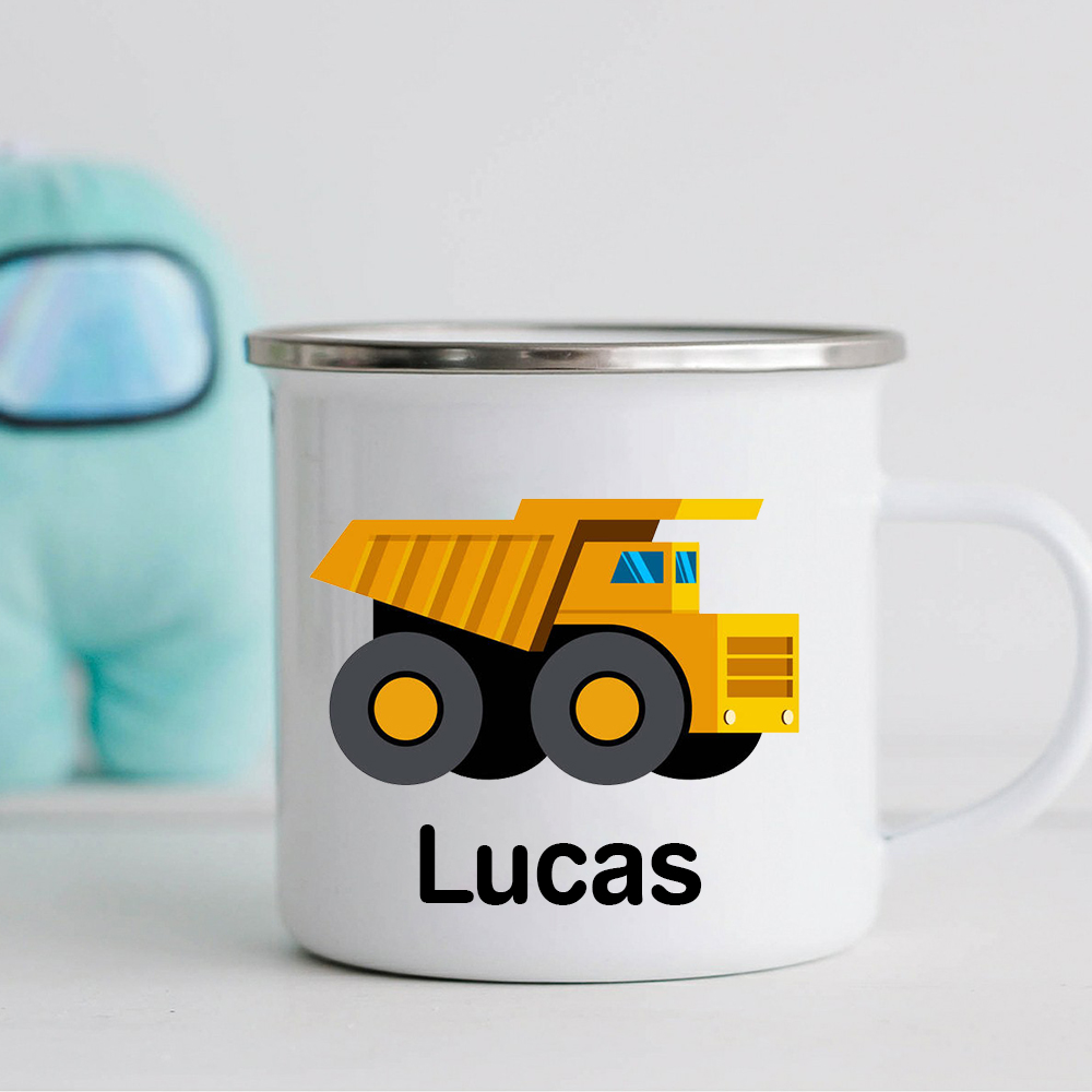 Personalised 12oz Truck Mugs for Kids  | KidMug02