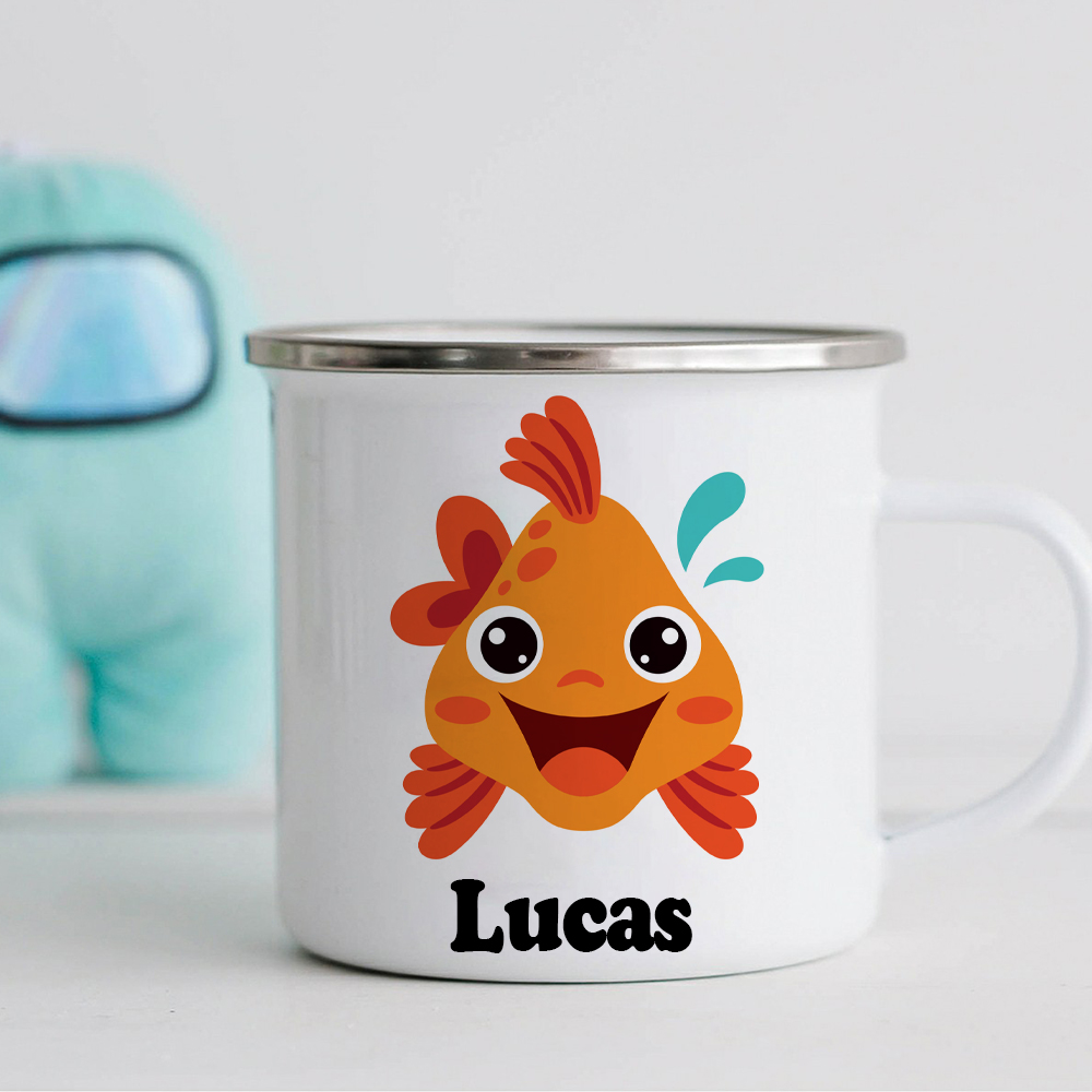 Personalised 12oz Ocean Animals Mugs for Kids  | KidMug17