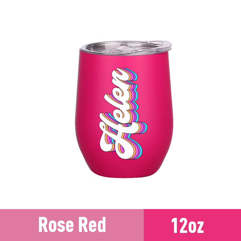 Personalised Stainless Steel 12oz Wine Tumbler | YouTumbler05