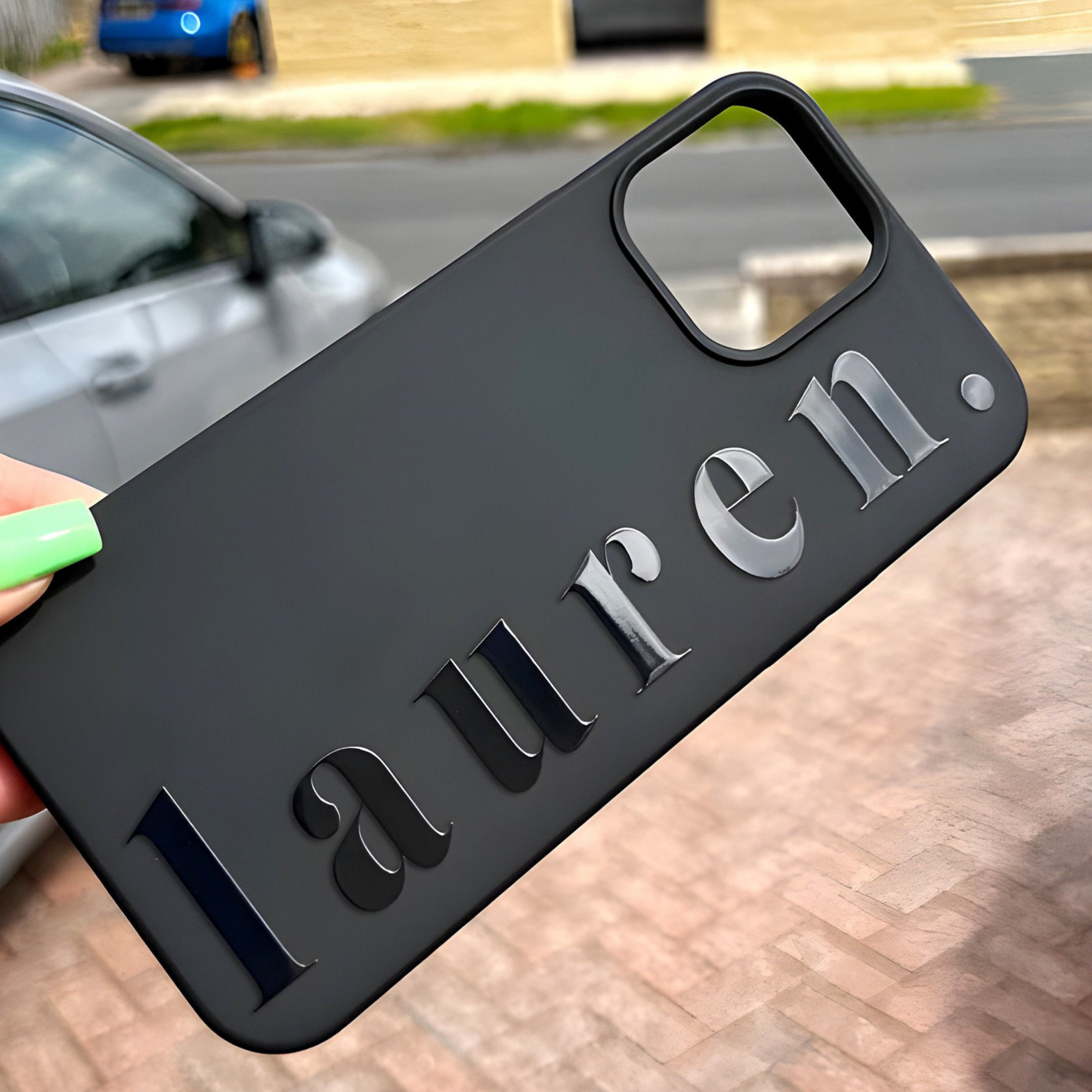 Personalised Monogram Silicone Phone Cover Case | OFCase004