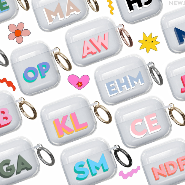 Personalised AirPod Case with Clip Keychain | OFPod02