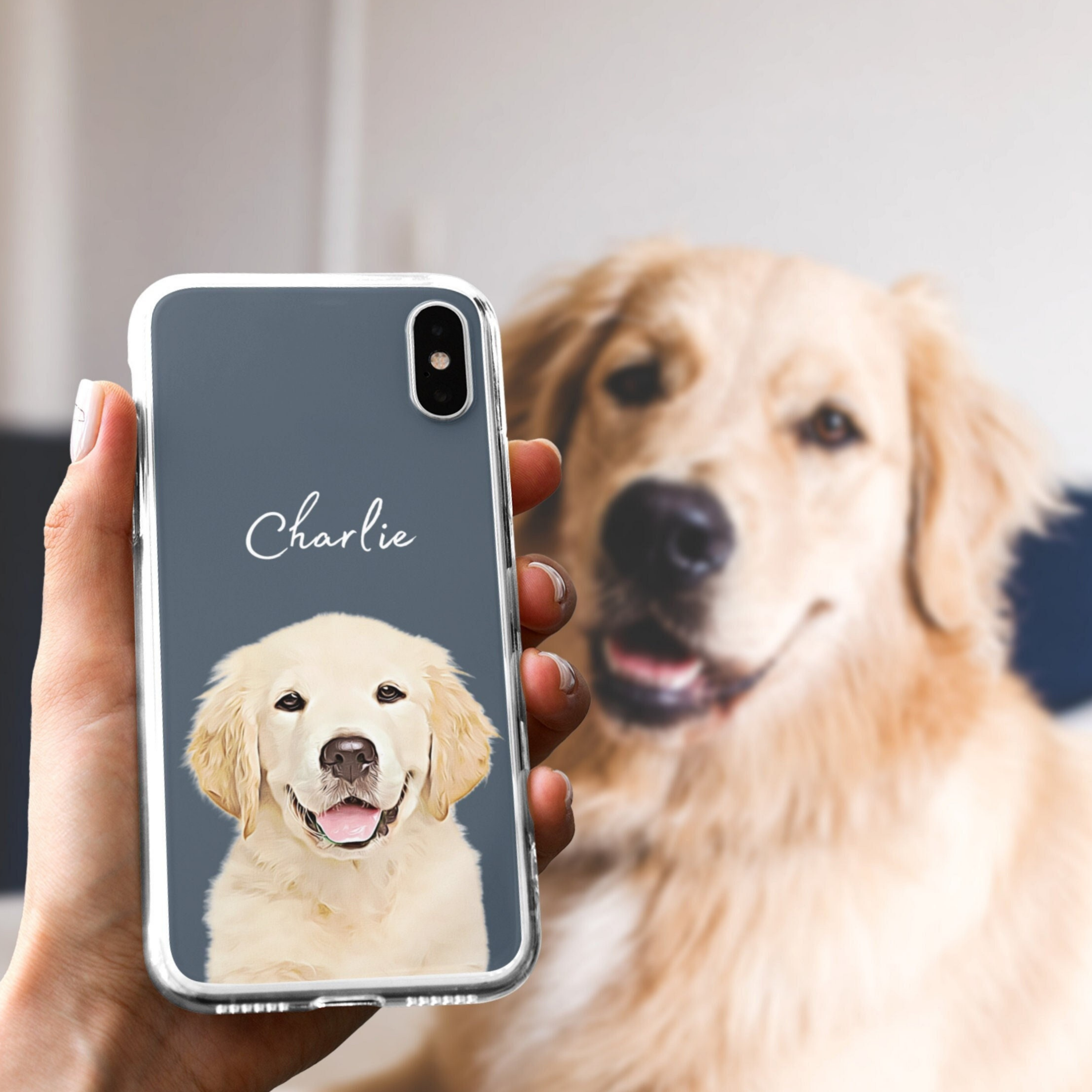 Personalised Pet Silicone Phone Cover Case | OFCase005