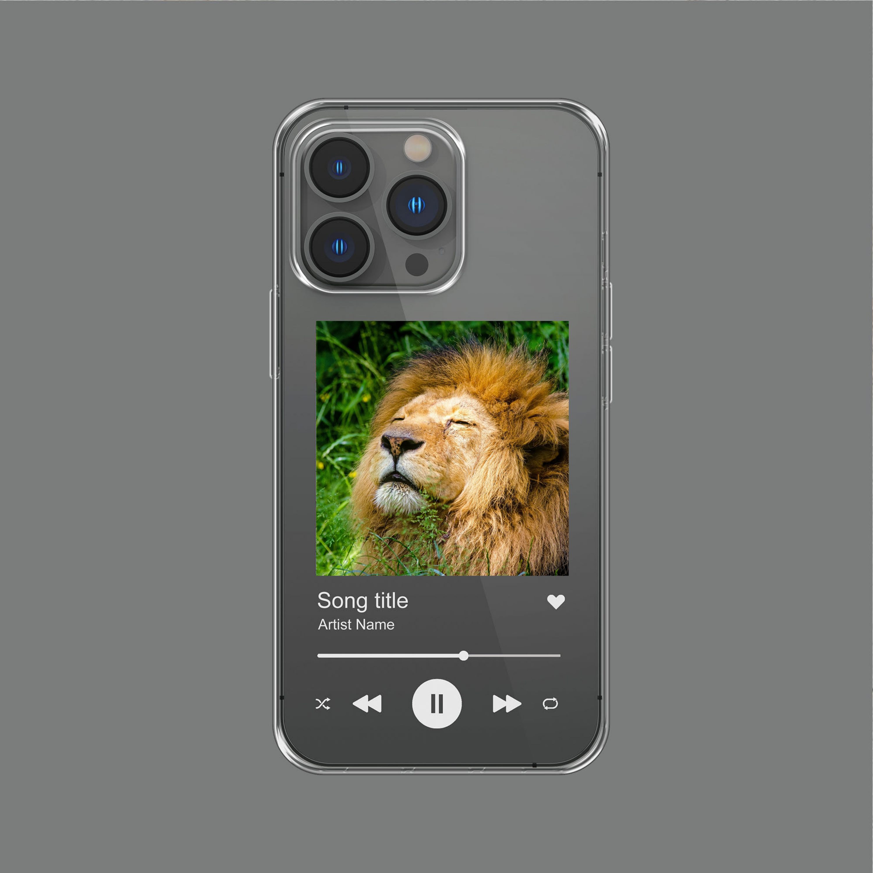 Personalised Music Plaque Silicone Phone Cover Case | OFCase008