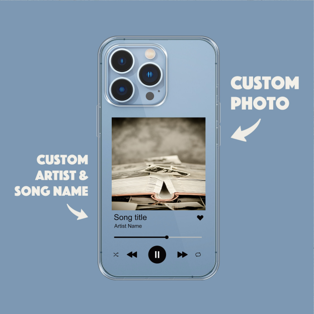 Personalised Music Plaque Silicone Phone Cover Case | OFCase008