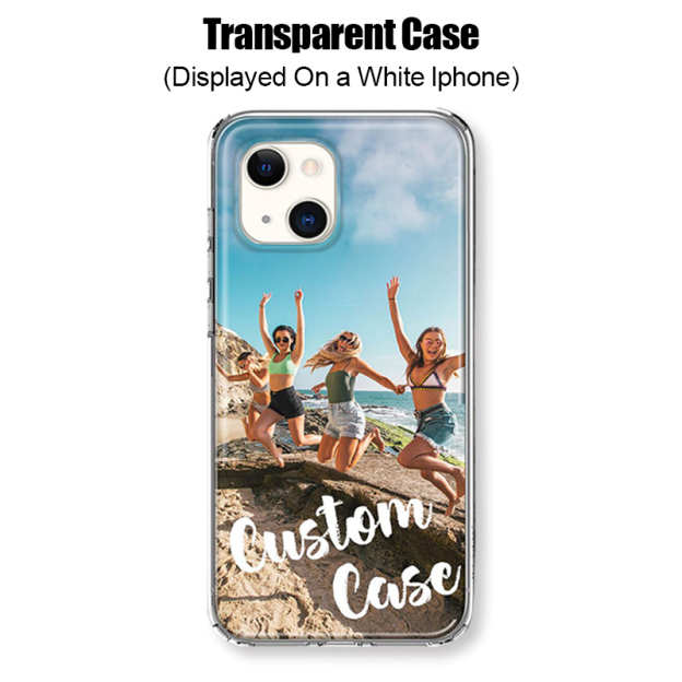 Personalised Photo Clear Silicone Phone Cover Case | OFCase014