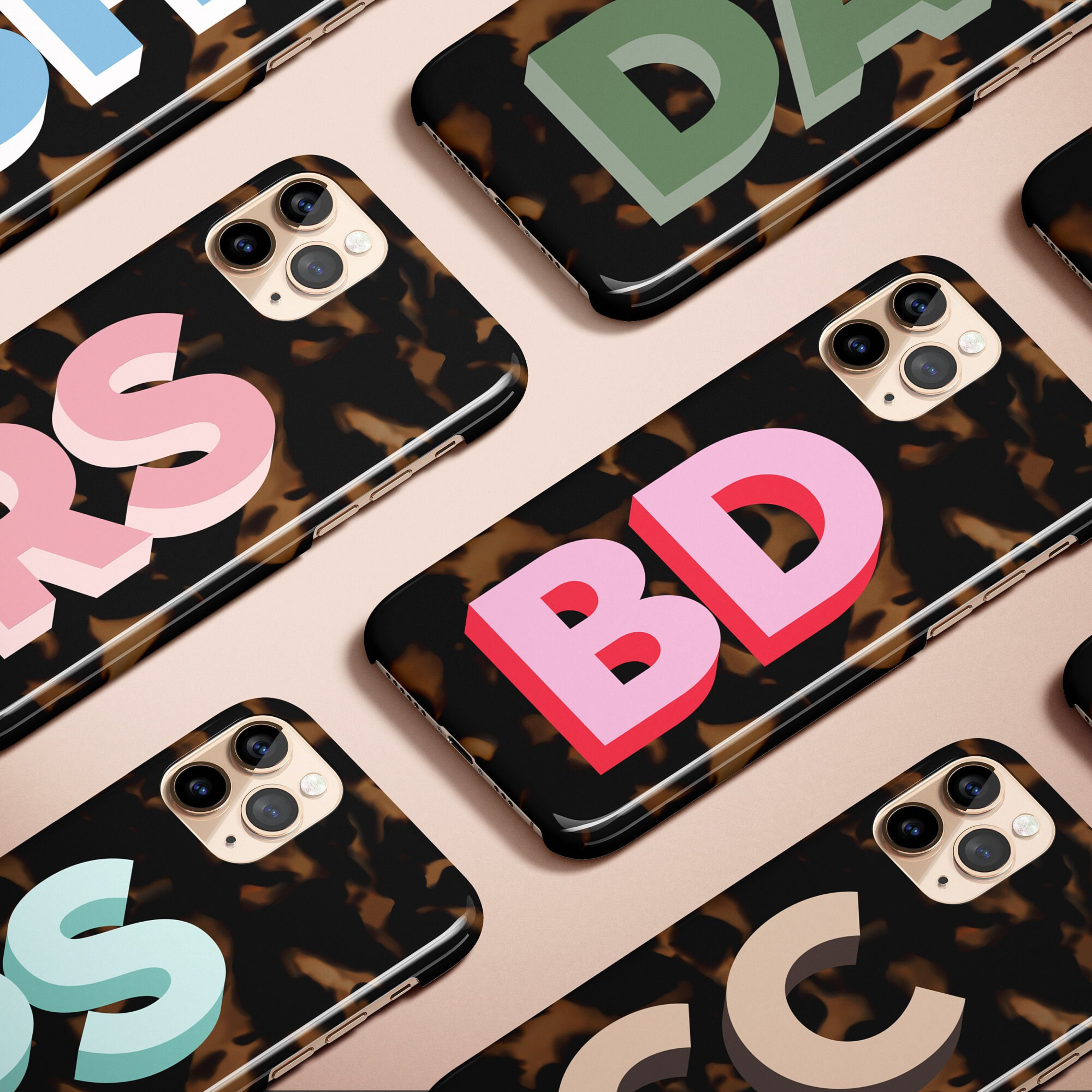 Personalized Tortoise Shell Phone Case | OFCase047