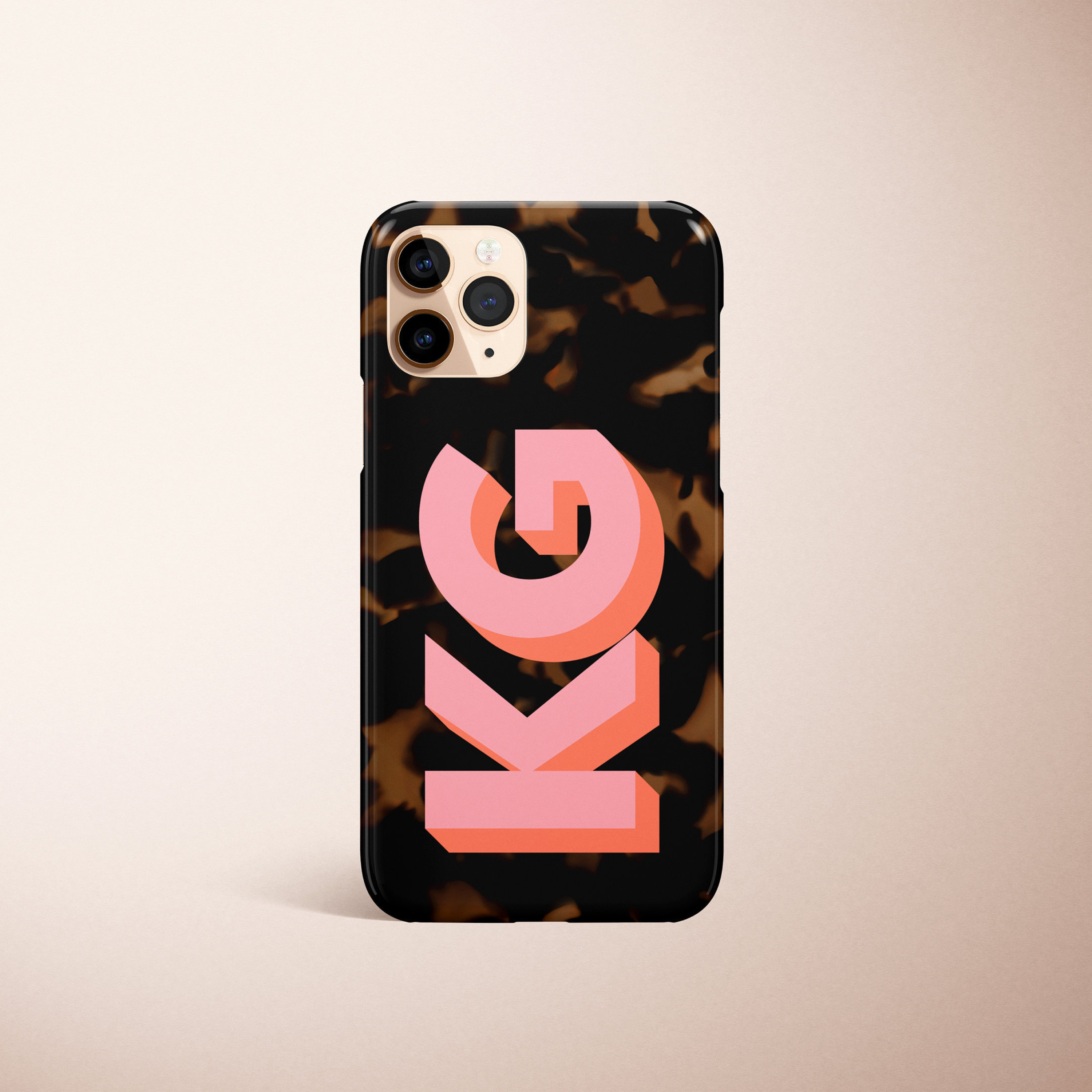 Personalized Tortoise Shell Phone Case | OFCase047