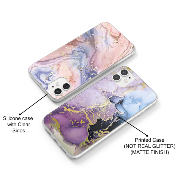 Personalized Initials Name Marble Phone Case | OFCase24