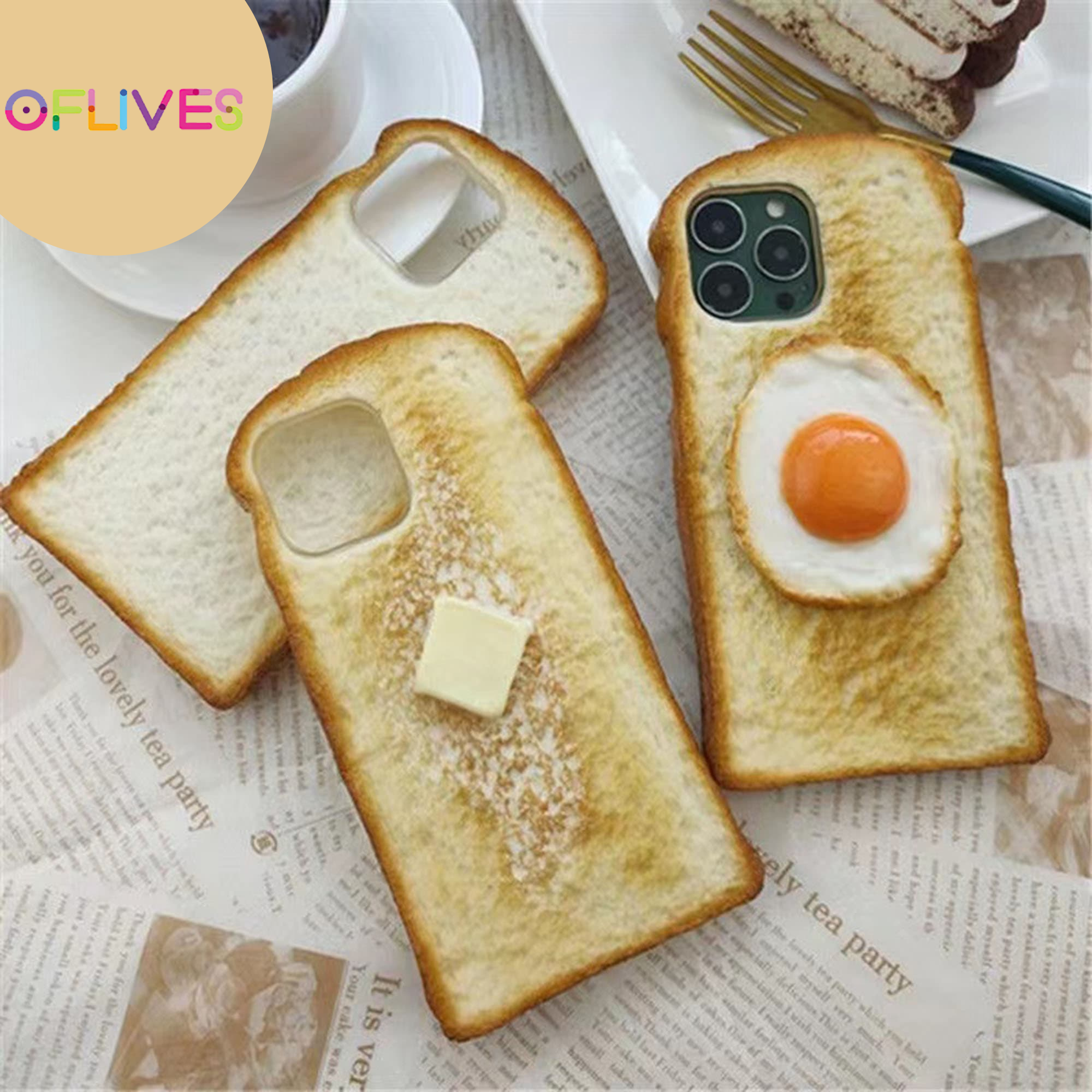 Simulation Toast Phone Case | OFCase084