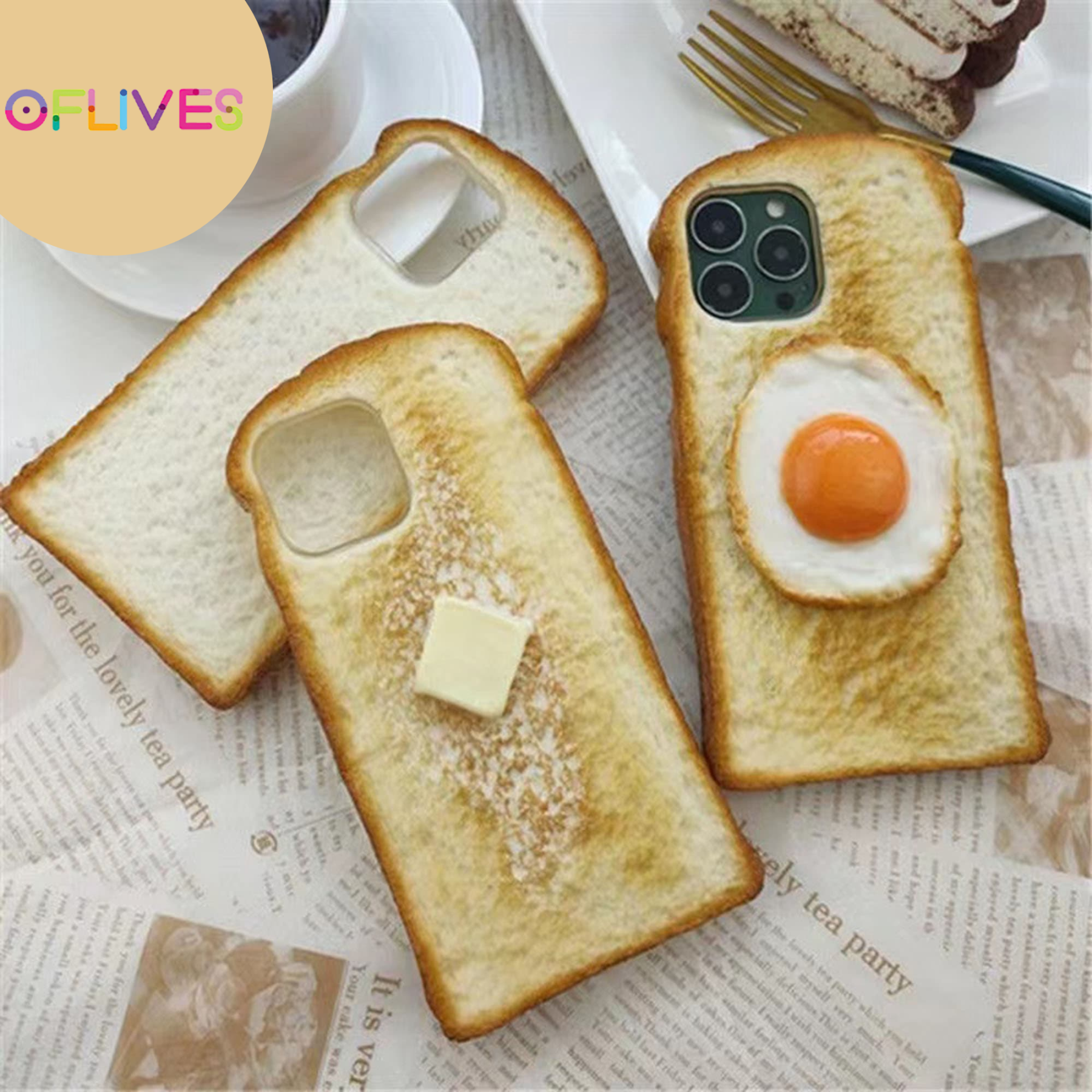 Simulation Toast Phone Case | OFCase084
