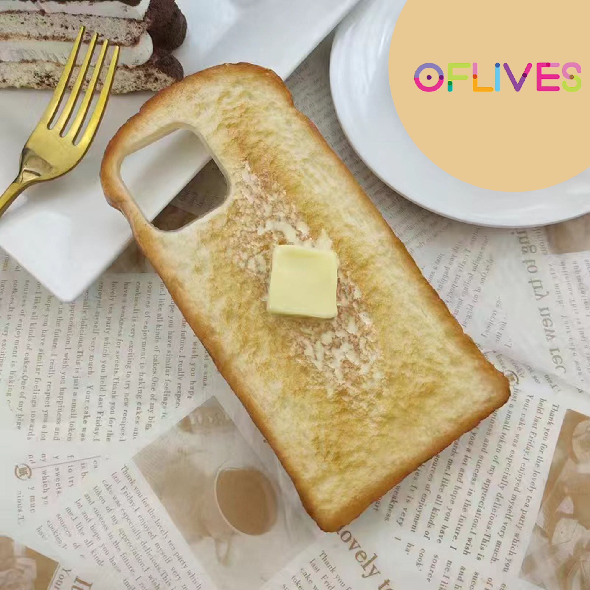 Simulation Toast Phone Case | OFCase084