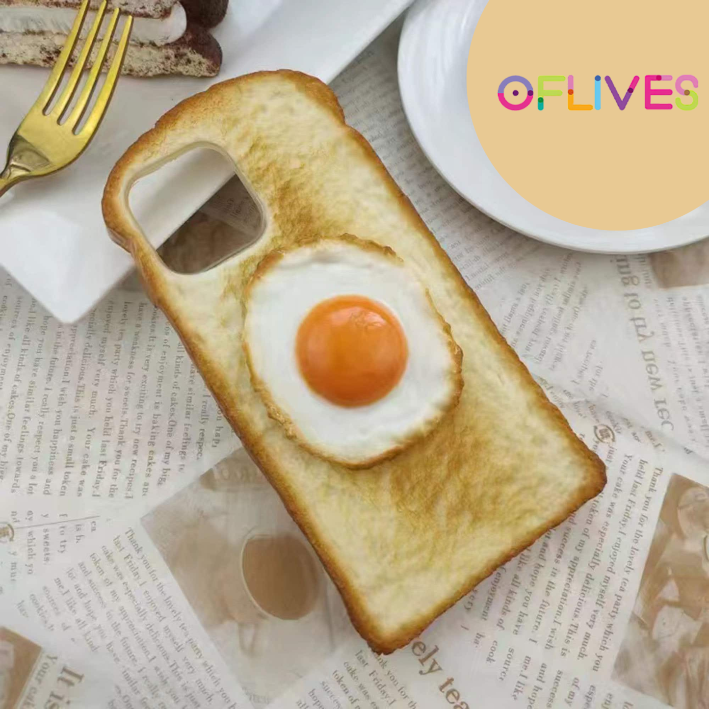 Simulation Toast Phone Case | OFCase084