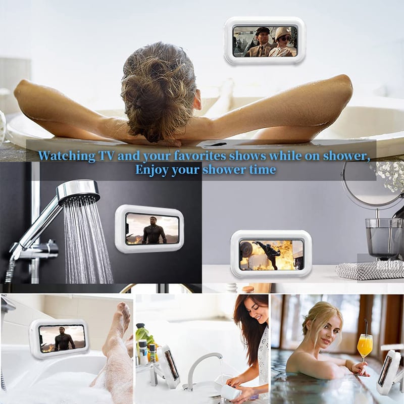 Waterproof Shower Wall Mounted 360° Rotation Angle Adjustable Phone Holder | OFCase058