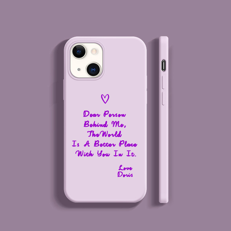 Personalised Dear People Behind Me Phone Cover Case | OFCase31