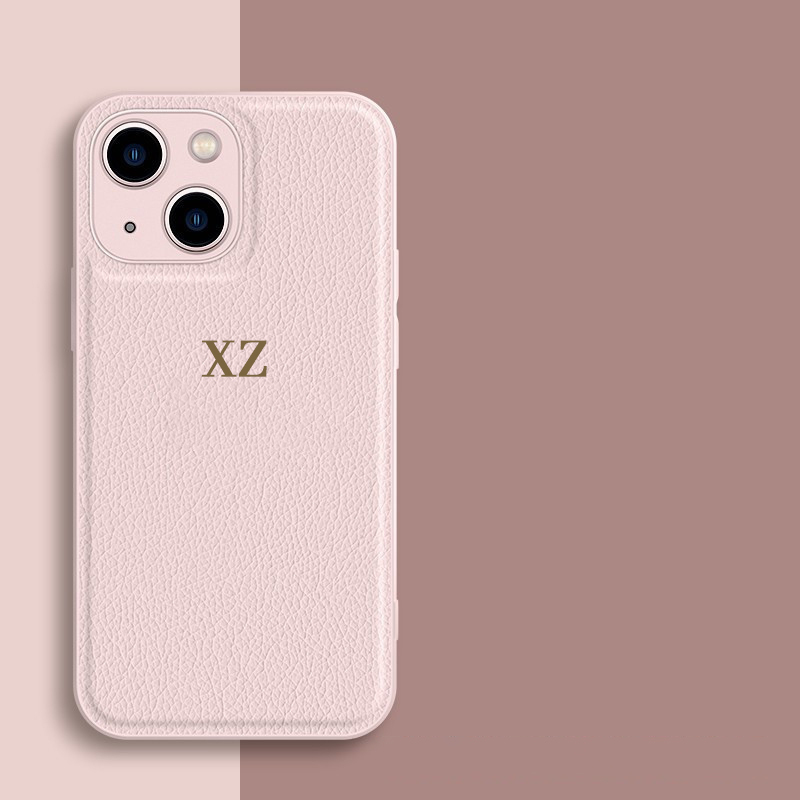 Personalized Monogram Custom Leather Cell Phone Case  | OFCase30