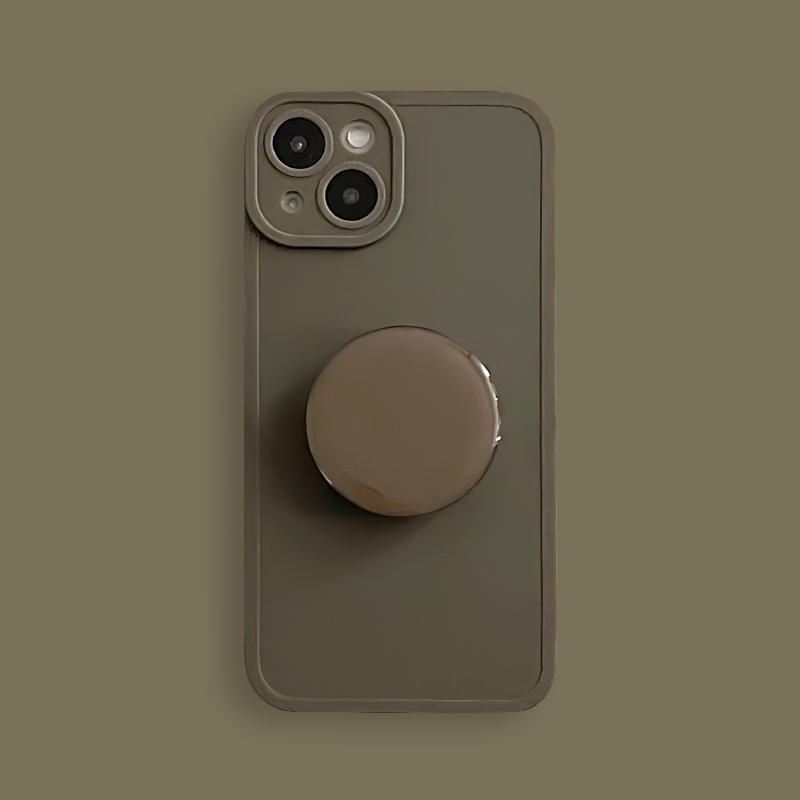 Fashion Matting with stand Silicone Phone Cover Case | OFCase010