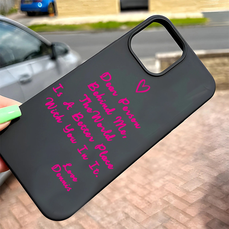 Personalised Dear People Behind Me Phone Cover Case | OFCase31