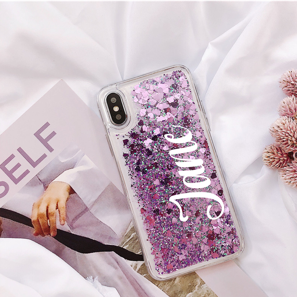 Personalized Moving Glitter Name Phone Case | OFCase29