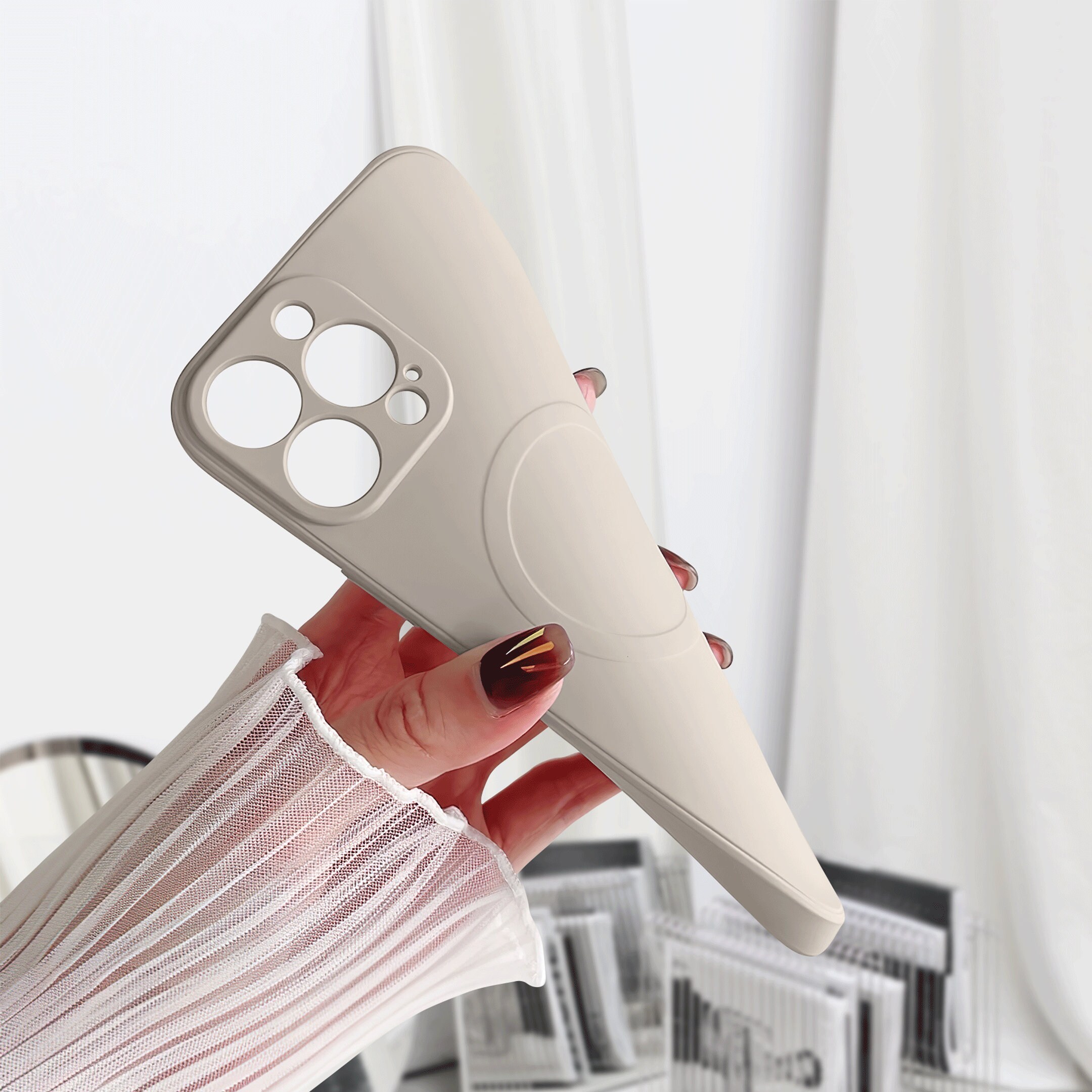 Colorful Magnetic Silicone Phone Case | OFCase042