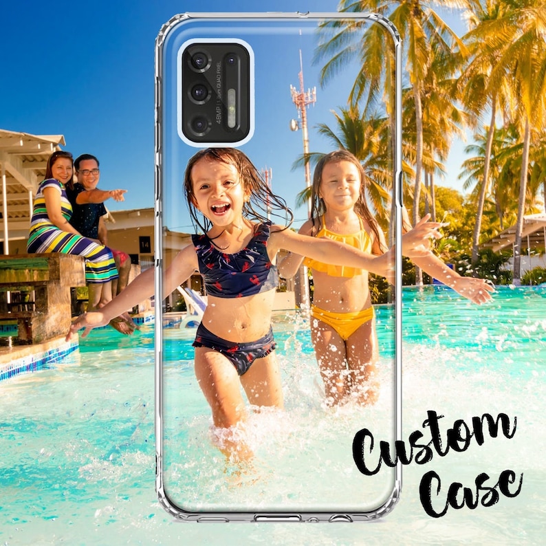 Personalised Photo Clear Silicone Phone Cover Case | OFCase014
