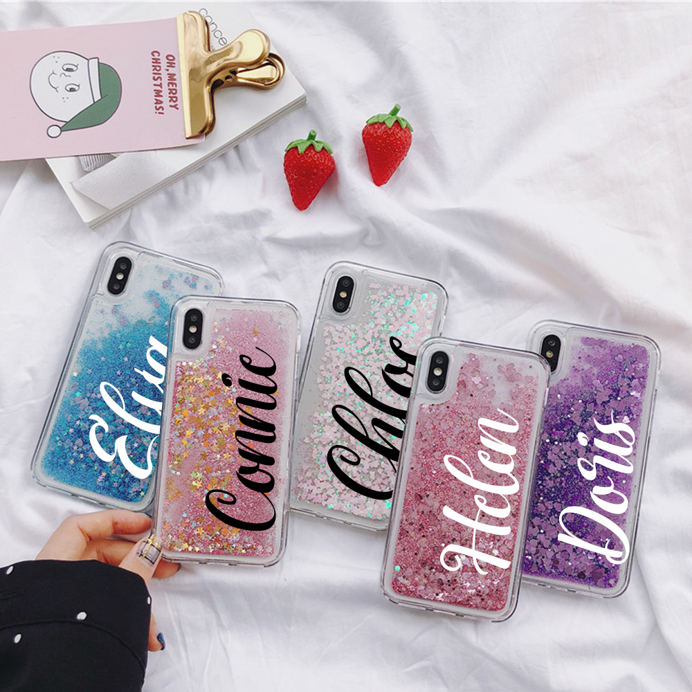 Personalized Moving Glitter Name Phone Case | OFCase29